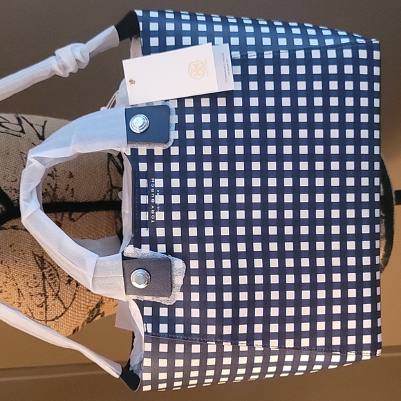 Tory Burch Handbags - TORY BURCH Rory Plaid Mini Tote Bag